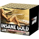 LESLI Feuerwerksbatterie Insane Gold 30 Schuss Kat.F2