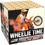 LESLI Feuerwerksbatterie Wheelie Time 25 Schuss Kat.F2