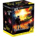 Nico Feuerwerksbatterie Stellar Collision 25 Schuss Kat.F2