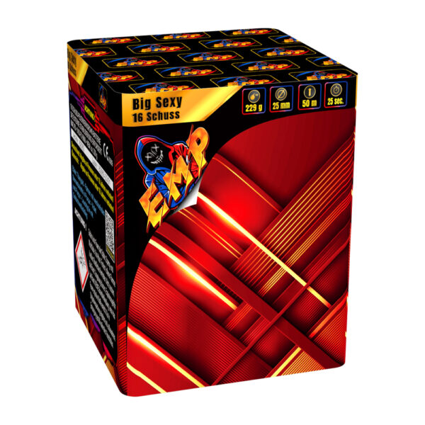 Blackboxx EMP Batteriefeuerwerk Big Sexy 16 Schuss Batterie