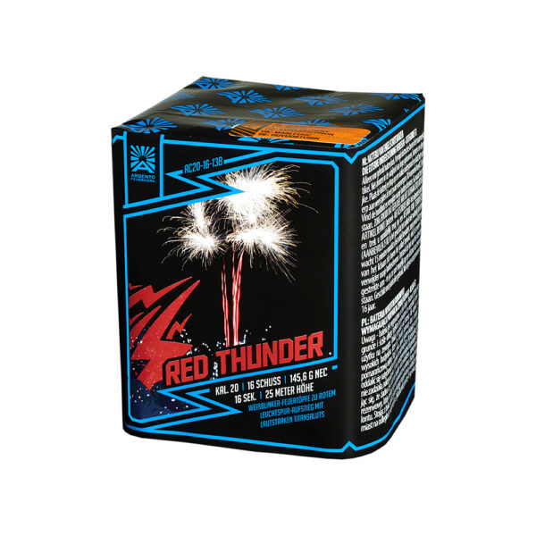 Funke Argento Red Thunder Batteriefeuerwerk Produktbild